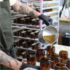 Amber And Moss Soy Candle -Zero Waste Store p f candle co amber moss soy candle 33326527053935