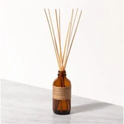 Sandalwood Reed Diffuser 6 Sandalwood Reed Diffuser -Zero Waste Store p f candle co sandalwood reed diffuser 3 5oz 33326523449455