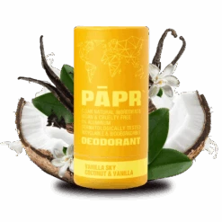 Papr Cosmetics Deodorant- Vegan, Aluminum Free, 8 Different Scents -Zero Waste Store paper cosmetics new vanilla sky papr cosmetics deodorant vegan aluminum free 8 different scents 1155137040