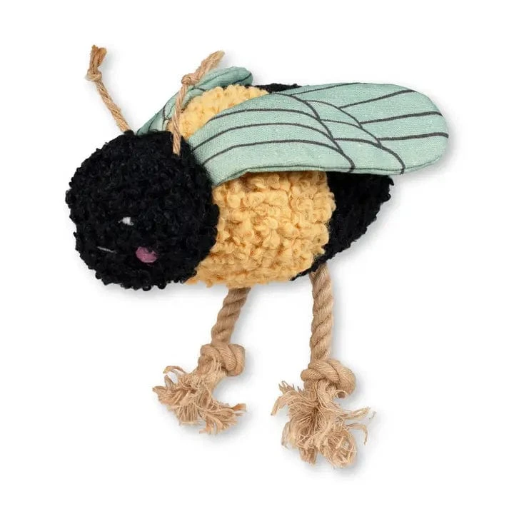 Recycled Bee Dog Toy 1 Recycled Bee Dog Toy