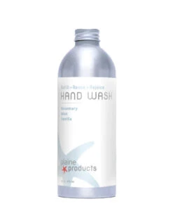 Refillable Hand Wash, 16oz -Zero Waste Store plaine products rosemary mint vanilla 16oz pump 0 75 refillable hand wash 16oz 1154369568