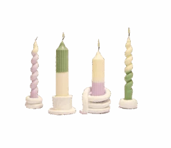 Taper Candle + Clay Kit – Air Dry 6 Taper Candle + Clay Kit – Air Dry -Zero Waste Store pottery with a purpose taper candle clay kit air dry 52929133871473