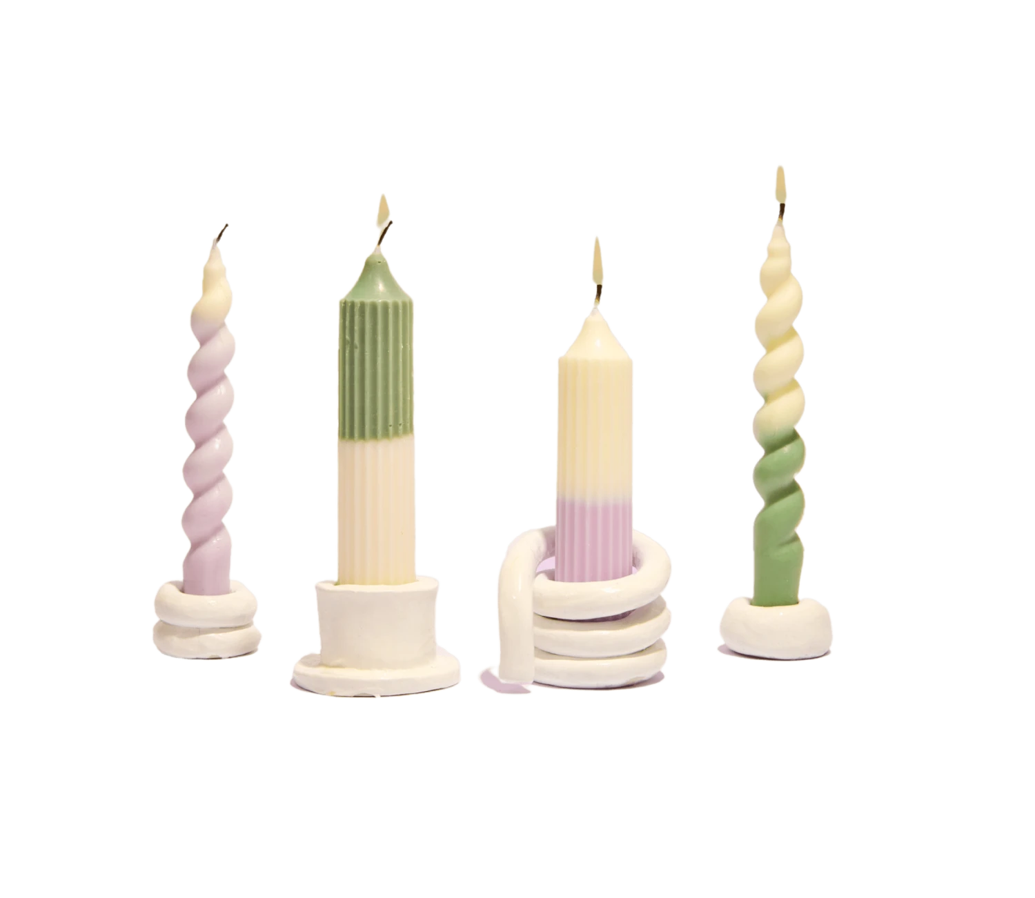 Taper Candle + Clay Kit – Air Dry 3 Taper Candle + Clay Kit – Air Dry - Image 3