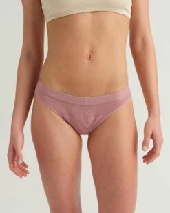 Leakproof Cotton Bikini -Zero Waste Store saalt heavy xs pink dawn leakproof cotton bikini 1170093073