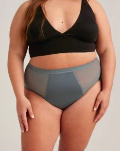 Leakproof French Cut High Waist Full Gusset 32 Leakproof French Cut High Waist Full Gusset -Zero Waste Store saalt heavy xxs blue rain leakproof french cut high waist full gusset 1170093066