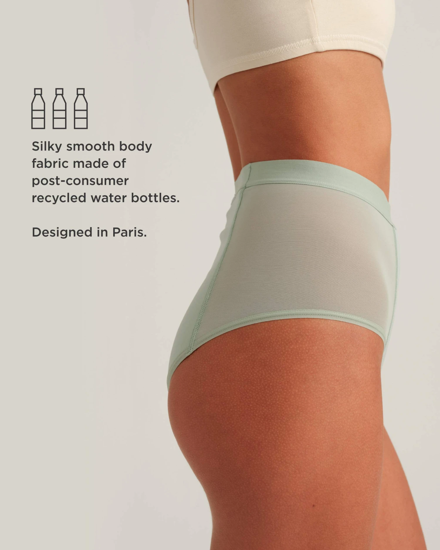 Leakproof French Cut High Waist Full Gusset 4 Leakproof French Cut High Waist Full Gusset - Image 4