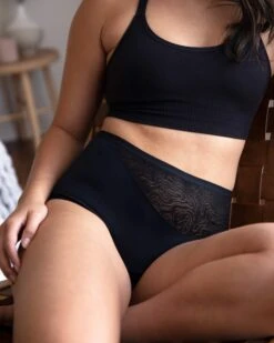 Leakproof Lace High Waist -Zero Waste Store saalt leakproof lace high waist 1170092997