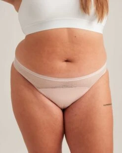 Leakproof Lace Thong 18 Leakproof Lace Thong -Zero Waste Store saalt light l quartz blush leakproof lace thong 1170093091