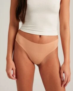 Leakproof Seamless Thong -Zero Waste Store saalt light xs smooth terracotta leakproof seamless thong 1170092843