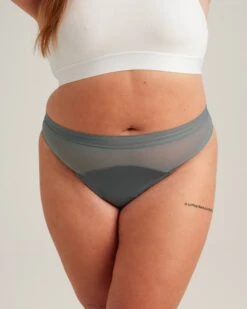 Leakproof Mesh Thong -Zero Waste Store saalt light xxs blue rain leakproof mesh thong 1170092865