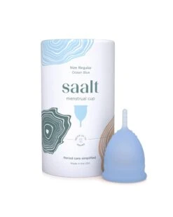 Saalt Menstrual Cup 28 Saalt Menstrual Cup -Zero Waste Store saalt ocean blue regular saalt menstrual cup 1170361362