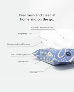 Saalt Intimate Cleansing Wipes -Zero Waste Store saalt saalt intimate cleansing wipes 1170361368