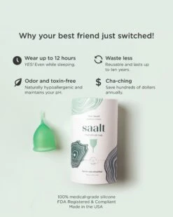Saalt Menstrual Cup 36 Saalt Menstrual Cup -Zero Waste Store saalt saalt menstrual cup 1170361357