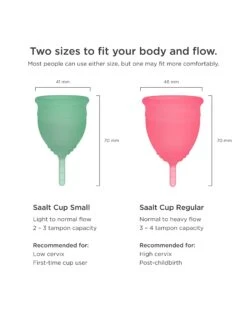 Saalt Menstrual Cup 25 Saalt Menstrual Cup -Zero Waste Store saalt saalt menstrual cup 1170361373