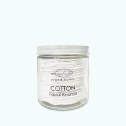 Cotton Facial Rounds In Jar- Reusable Facial Rounds, Washable & Reusable, 100% Organic Cotton Flannel, 30 Pack, In Jar 8 Cotton Facial Rounds In Jar- Reusable Facial Rounds, Washable & Reusable, 100% Organic Cotton Flannel, 30 Pack, In Jar -Zero Waste Store saged home saged home cotton facial rounds reusable facial rounds washable reusable 100 organic cotton flannel 30 pack in jar 30018935816303