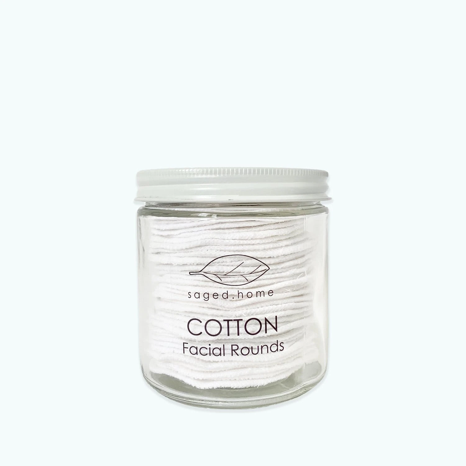 Cotton Facial Rounds In Jar- Reusable Facial Rounds, Washable & Reusable, 100% Organic Cotton Flannel, 30 Pack, In Jar 4 Cotton Facial Rounds In Jar- Reusable Facial Rounds, Washable & Reusable, 100% Organic Cotton Flannel, 30 Pack, In Jar - Image 4