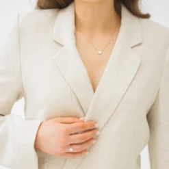 Gold Round Pearl Ring 7 Gold Round Pearl Ring -Zero Waste Store sara patino jewelry gold round pearl ring 59439065203057 scaled