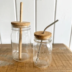 Bamboo Mason Jar Lid -Zero Waste Store schutten woodworks bamboo mason jar lid 28211033210991