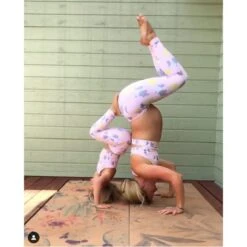 Botanicals Cork Yoga Mat 4.5mm -Zero Waste Store scoria botanicals cork yoga mat 4 5mm 33326555037807