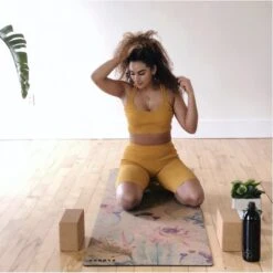 Botanicals Cork Yoga Mat 4.5mm -Zero Waste Store scoria botanicals cork yoga mat 4 5mm 33326555070575