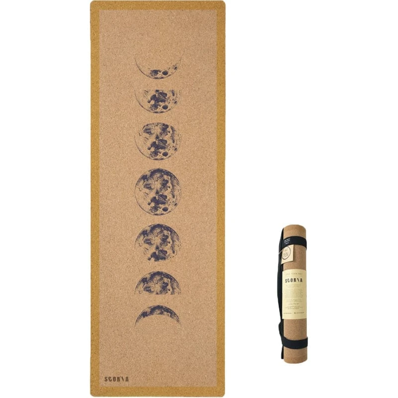 Moon Phases Cork Yoga Mat 4.5mm 2 Moon Phases Cork Yoga Mat 4.5mm - Image 2