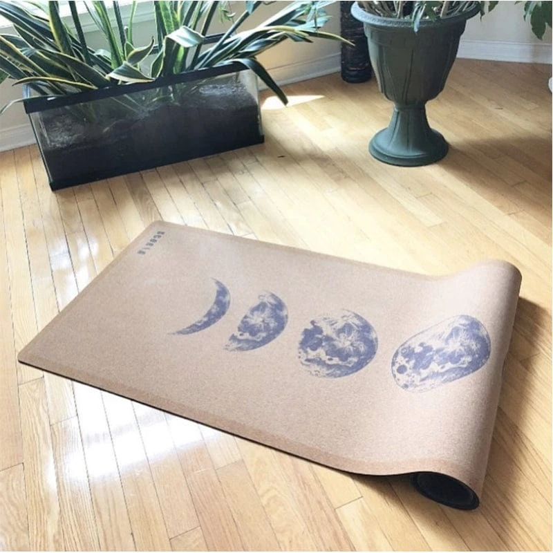 Moon Phases Cork Yoga Mat 4.5mm 1 Moon Phases Cork Yoga Mat 4.5mm