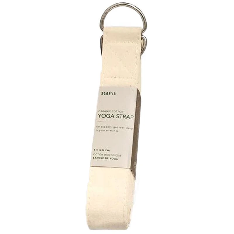 Organic Cotton Yoga Strap 1 Organic Cotton Yoga Strap