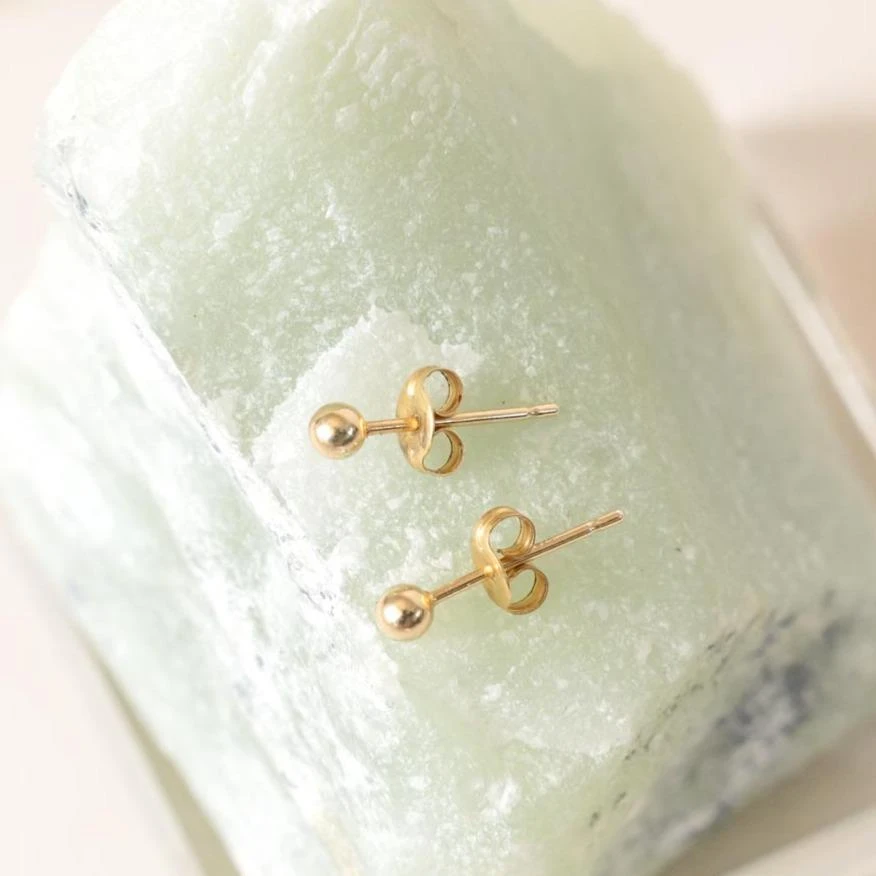 Recycled Dot Stud Earrings 2 Recycled Dot Stud Earrings - Image 2