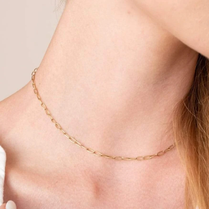 Recycled Paperclip Chain Necklace 2 Recycled Paperclip Chain Necklace - Image 2