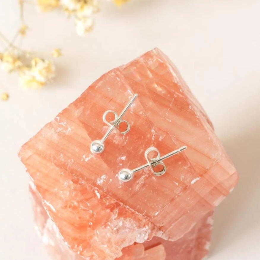 Recycled Dot Stud Earrings 1 Recycled Dot Stud Earrings