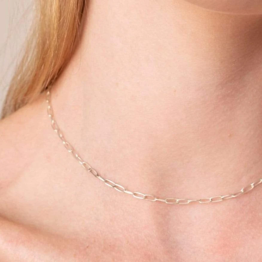 Recycled Paperclip Chain Necklace 3 Recycled Paperclip Chain Necklace - Image 3