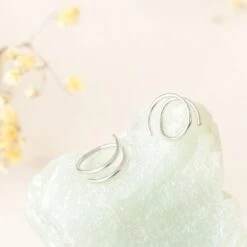 Recycled Spiral Earrings 13 Recycled Spiral Earrings -Zero Waste Store shop wellthy sterling silver recycled spiral earrings 29983242223727