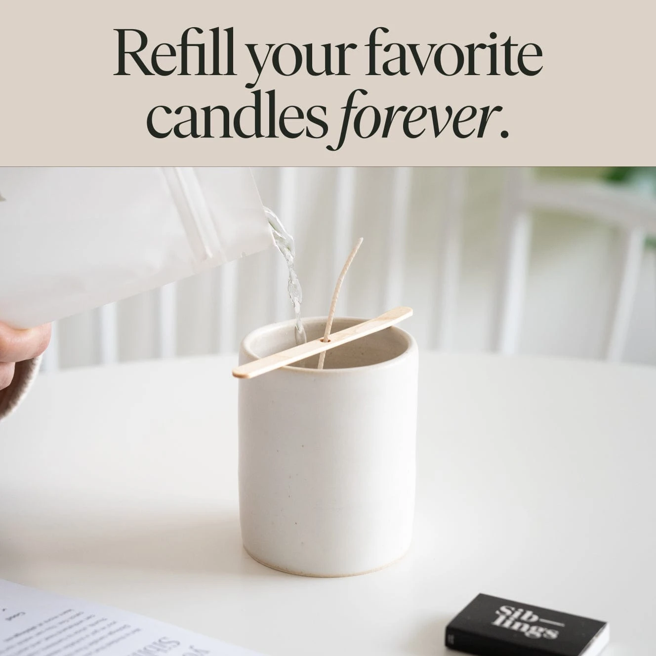 Spa Candle Refill Set 3 Spa Candle Refill Set - Image 3