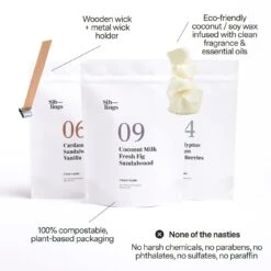 Sweet Woods Candle Refill Pack 10 Sweet Woods Candle Refill Pack -Zero Waste Store siblings sweet woods pack 1168157896