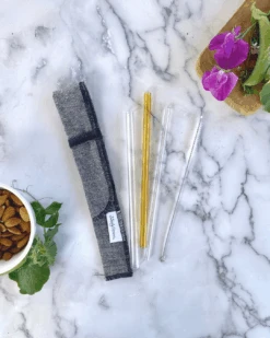 Simply Straws Glass Straw Sleeve Set 11 Simply Straws Glass Straw Sleeve Set -Zero Waste Store simply straws simply straws glass straw sleeve set 1160051049