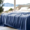 100% Organic Cotton Honeycomb Jacquard Blanket