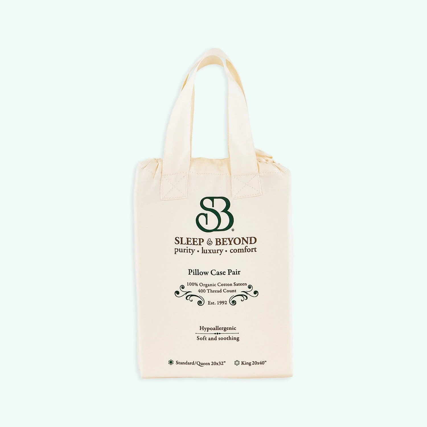 Organic Cotton Pillow Case Pair 4 Organic Cotton Pillow Case Pair - Image 4