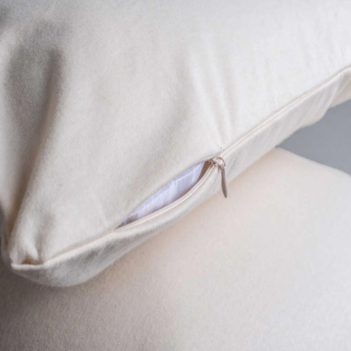 Organic Cotton Waterproof Pillow Case Encasement Pair 1 Organic Cotton Waterproof Pillow Case Encasement Pair