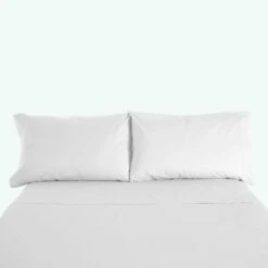 Organic Cotton Pillow Case Pair 12 Organic Cotton Pillow Case Pair -Zero Waste Store sleep beyond standard queen white organic cotton pillow case pair 30041190006895