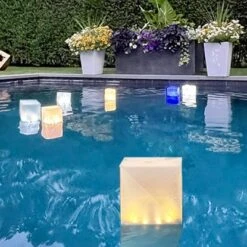 Collapsable Solar-Powered Lantern SolarPuff™ In Warm White -Zero Waste Store solight solarpuff solar lantern origami collapsible lamp in warm white 31387078885487