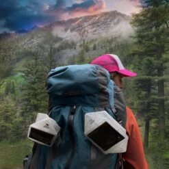 Collapsable Solar-Powered Lantern SolarPuff™ In Warm White -Zero Waste Store solight solarpuff solar lantern origami collapsible lamp in warm white 31387079180399