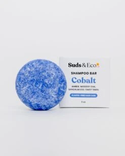 Shampoo Bar -Zero Waste Store suds eco cobalt shampoo bar 59607422796145