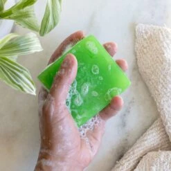 Zero Waste Glycerin Soap Bar - Suds & Eco, 4.5oz -Zero Waste Store suds eco maui melon zero waste soap bar suds eco 4 5oz 34407393067119