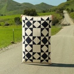 Recycled Beach Throws -Zero Waste Store sundream coffee patchwork sun navy 83 x 52 inches recycled beach throws 32503164436591