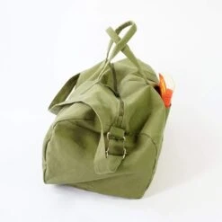 Organic Cotton Canvas Duffle Bag -Zero Waste Store terra thread bumi eco duffel bag 30403615817839