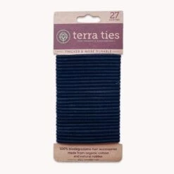 Terra Ties Hair Ties - Biodegradable Hair Ties, Plastic-Free -Zero Waste Store terra ties terra ties hair ties 30041760727151