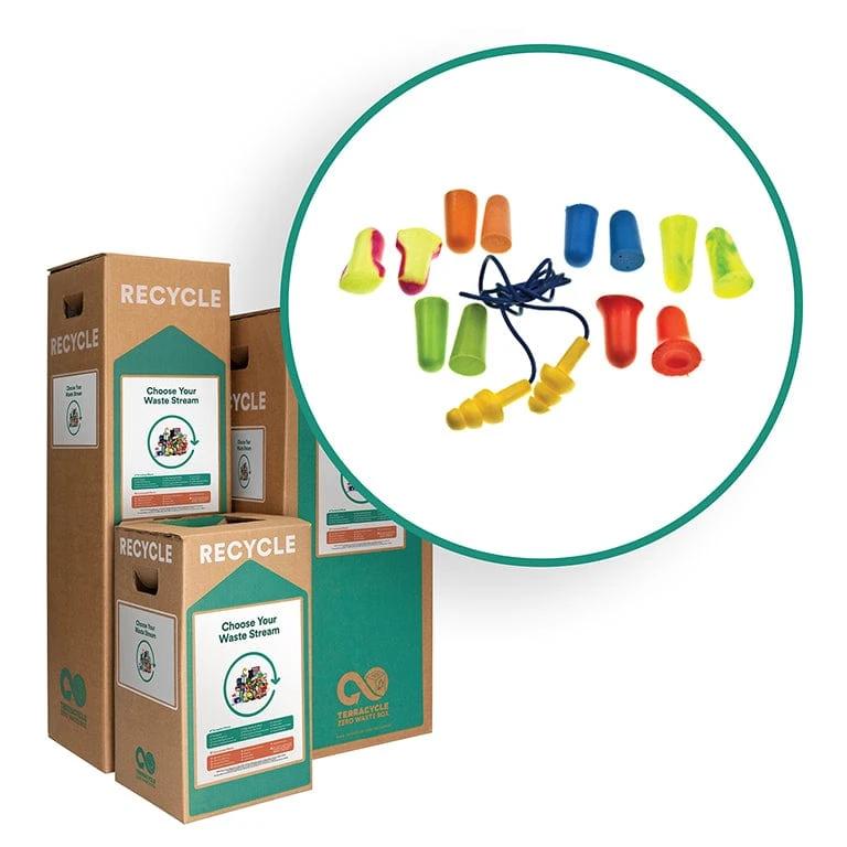 Ear Plugs Zero Waste Box- TerraCycle, Recycling Box 1 Ear Plugs Zero Waste Box- TerraCycle, Recycling Box