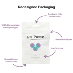 Unpaste Tooth Tabs - Zero Waste Toothpaste - With OR Without Fluoride, Vegan, Compostable -Zero Waste Store unpaste unpaste tooth tabs zero waste toothpaste with or without fluoride vegan compostable 1176150021 scaled