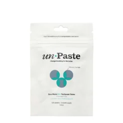 Unpaste Tooth Tabs - Zero Waste Toothpaste - With OR Without Fluoride, Vegan, Compostable -Zero Waste Store unpaste without fluoride unpaste tooth tabs zero waste toothpaste with or without fluoride vegan compostable 1176150022 scaled