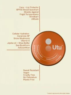 Hydrating Sun Balm, Face & Lip Protector SPF 50 -Zero Waste Store utu sun balm 0 7oz hydrating sun balm face lip protector spf 50 1176244370